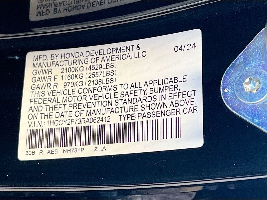 2024 Honda Accord Hybrid Sport-L