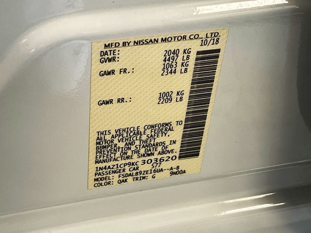 2019 Nissan Leaf S