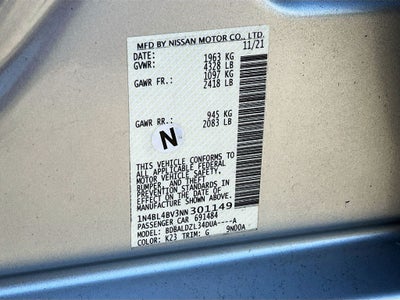 2022 Nissan Altima 2.5 S