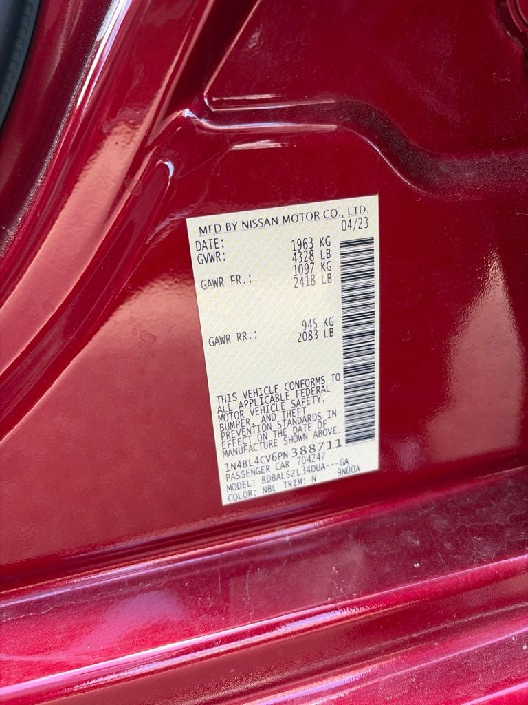 2023 Nissan Altima 2.5 SR