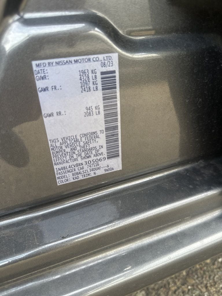 2024 Nissan Altima 2.5 SR