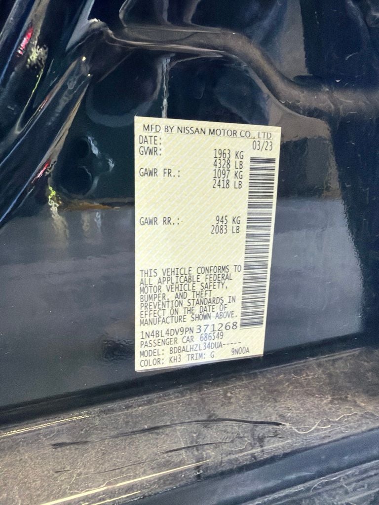 2023 Nissan Altima 2.5 SV