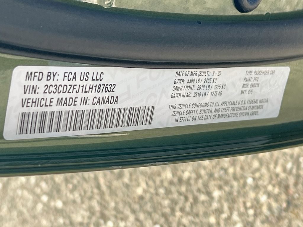 2020 Dodge Challenger R/T Scat Pack 50th Anniversary
