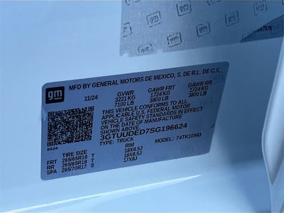 2025 GMC Sierra 1500 SLT