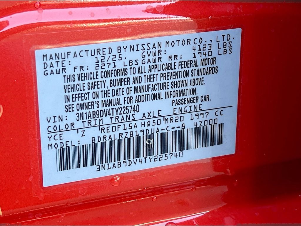 2026 Nissan Sentra SR