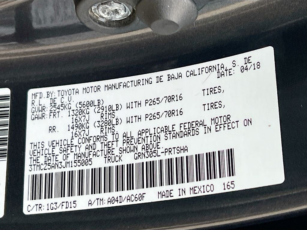 2018 Toyota Tacoma TRD Off-Road V6