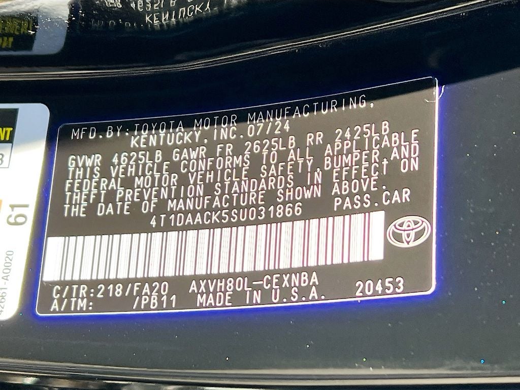 2025 Toyota Camry LE