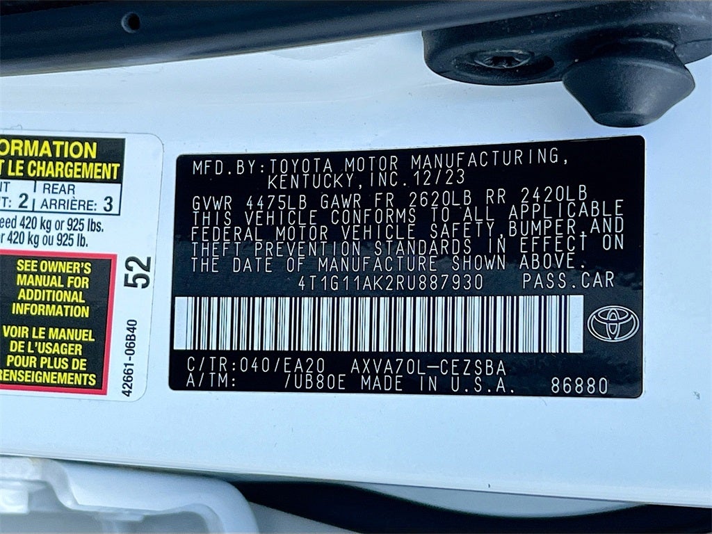 2024 Toyota Camry SE