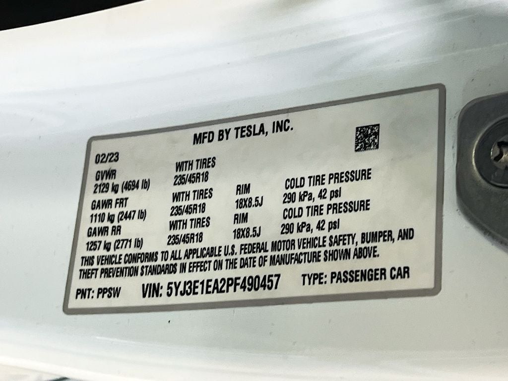 2023 Tesla Model 3 Base