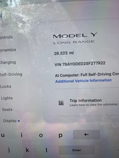 2025 Tesla Model Y Long Range