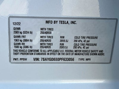 2023 Tesla Model Y Long Range