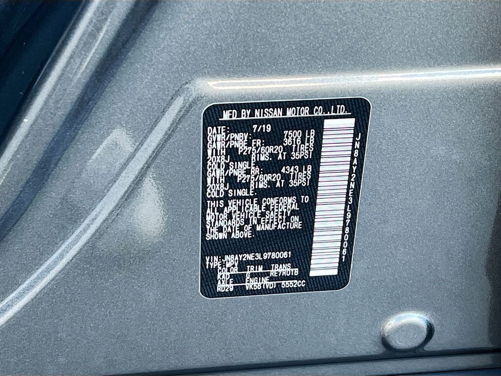 2020 Nissan Armada Platinum