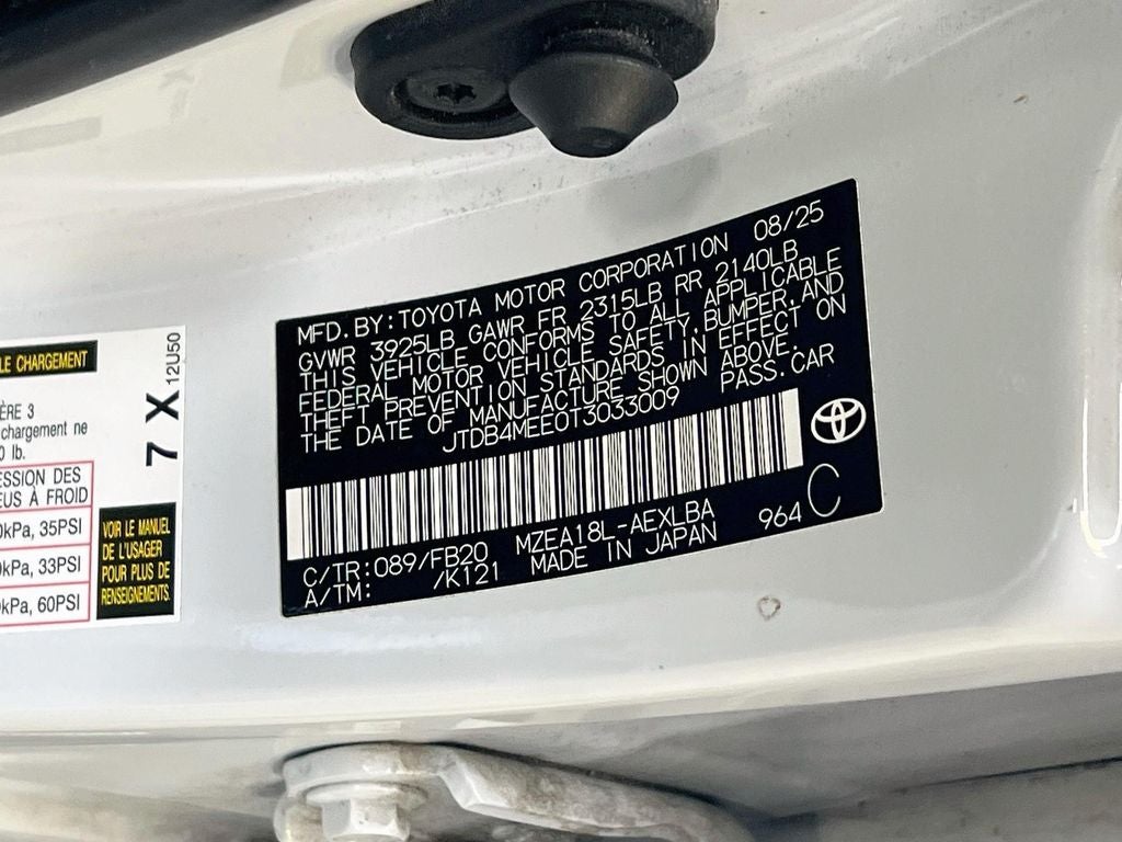 2026 Toyota Corolla LE