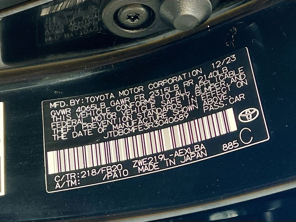 2024 Toyota Corolla Hybrid LE