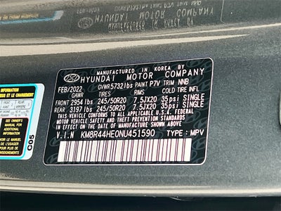 2022 Hyundai PALISADE SEL