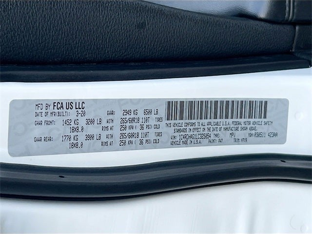 2020 Dodge Durango SXT