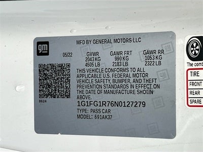 2022 Chevrolet Camaro SS 2SS