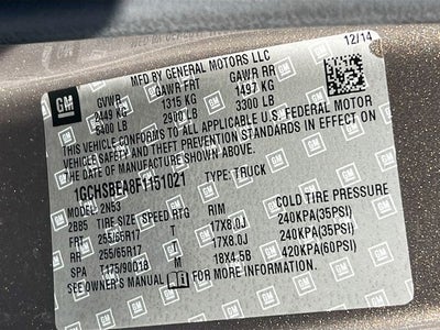 2015 Chevrolet Colorado LT