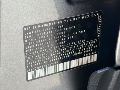 2025 Volkswagen Taos 1.5T S