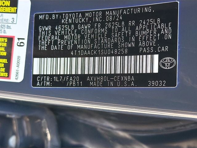 2025 Toyota Camry LE