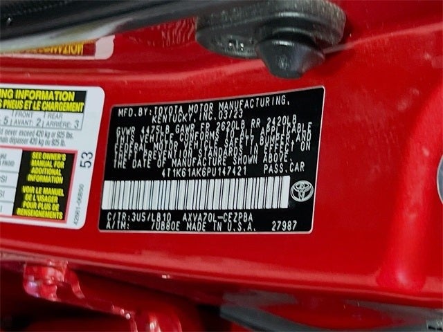 2023 Toyota Camry XSE