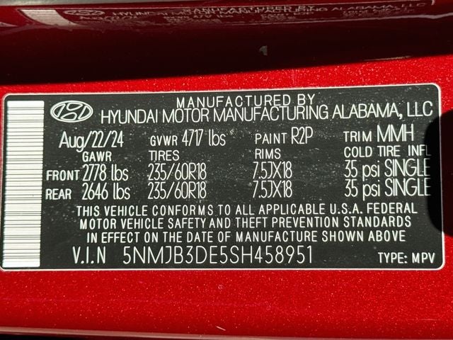 2025 Hyundai TUCSON SEL