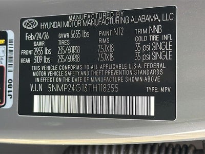 2026 Hyundai SANTA FE HYBRID SEL