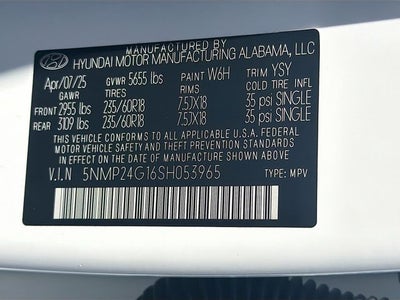 2025 Hyundai SANTA FE HYBRID SEL