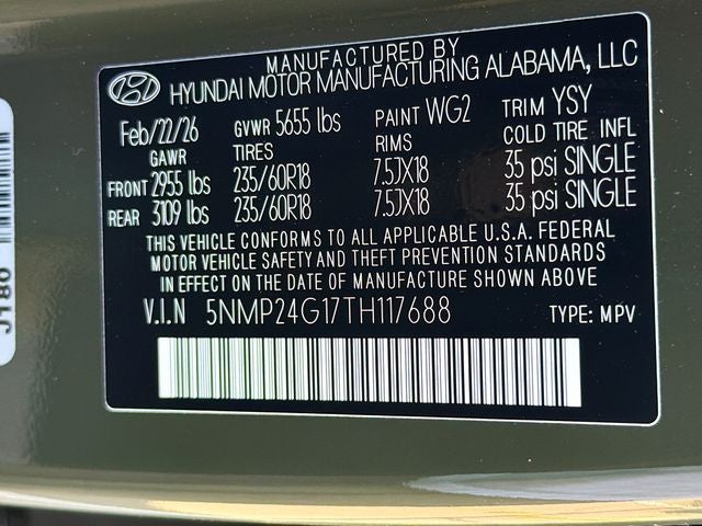 2026 Hyundai SANTA FE HYBRID SEL