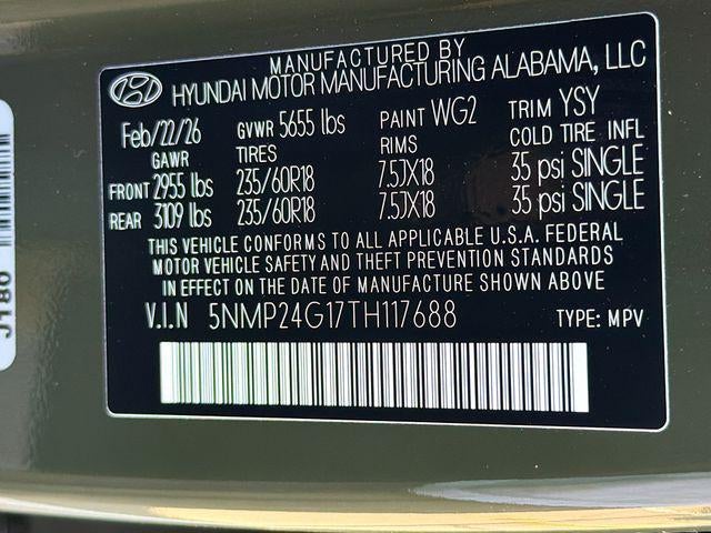 2026 Hyundai SANTA FE HYBRID SEL