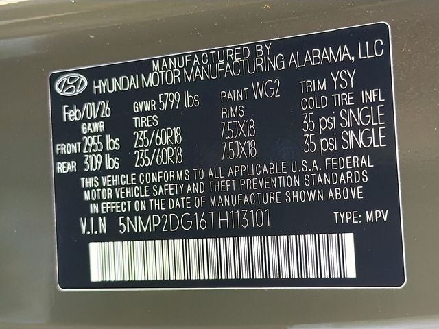 2026 Hyundai SANTA FE HYBRID SEL