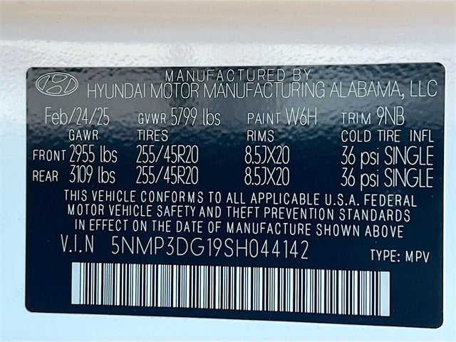 2025 Hyundai SANTA FE HYBRID Limited