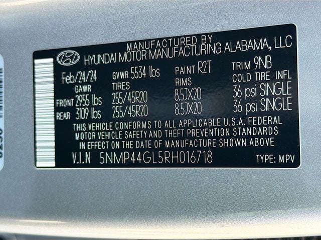 2024 Hyundai SANTA FE Limited