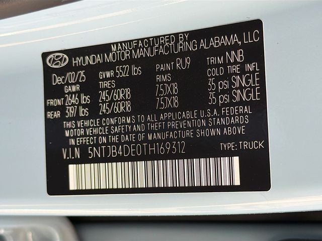 2026 Hyundai SANTA CRUZ SEL