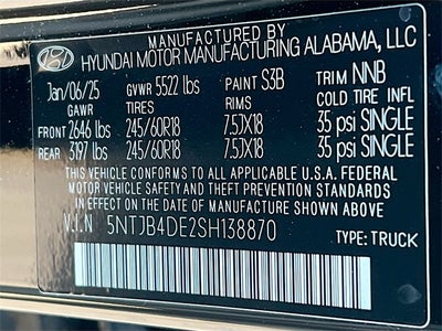 2025 Hyundai SANTA CRUZ SEL