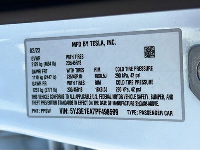 2023 Tesla Model 3 Base
