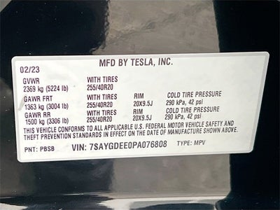 2023 Tesla Model Y Long Range