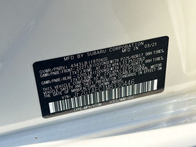 2021 Subaru Crosstrek Premium