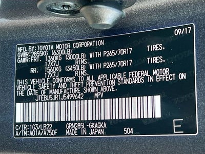 2018 Toyota 4Runner SR5 Premium