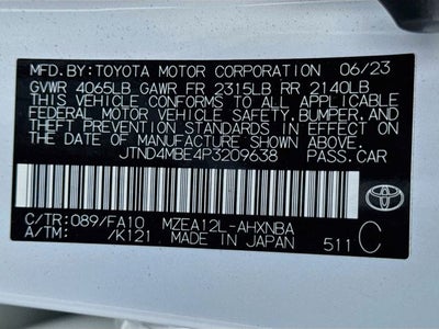 2023 Toyota Corolla Hatchback SE