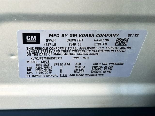 2022 Chevrolet Trax LT