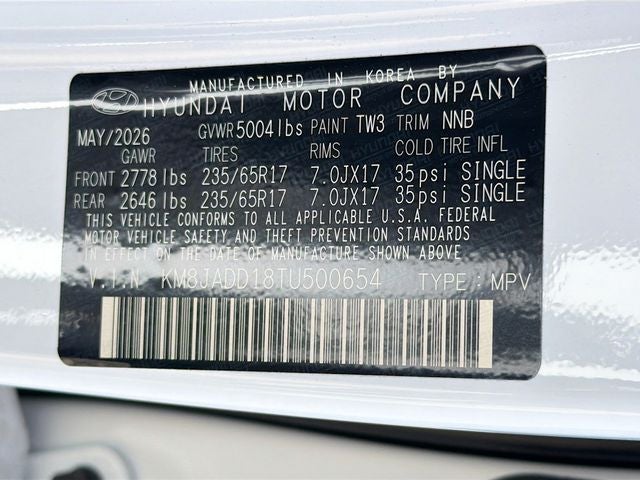 2026 Hyundai TUCSON HYBRID Blue SE