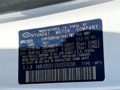 2025 Hyundai TUCSON HYBRID Blue