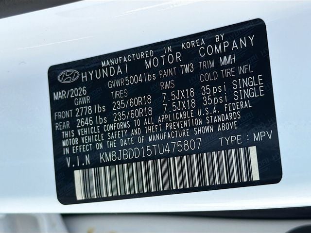 2026 Hyundai TUCSON HYBRID SEL