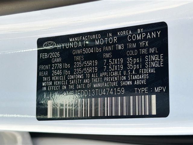 2026 Hyundai TUCSON HYBRID Limited