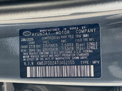 2026 Hyundai TUCSON PLUG-IN HYBRID Limited