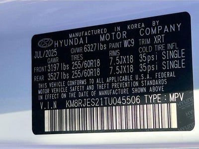 2026 Hyundai PALISADE XRT Pro