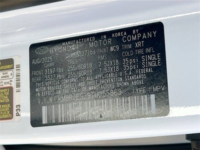 2026 Hyundai PALISADE XRT Pro