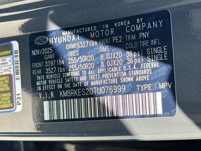 2026 Hyundai PALISADE Limited