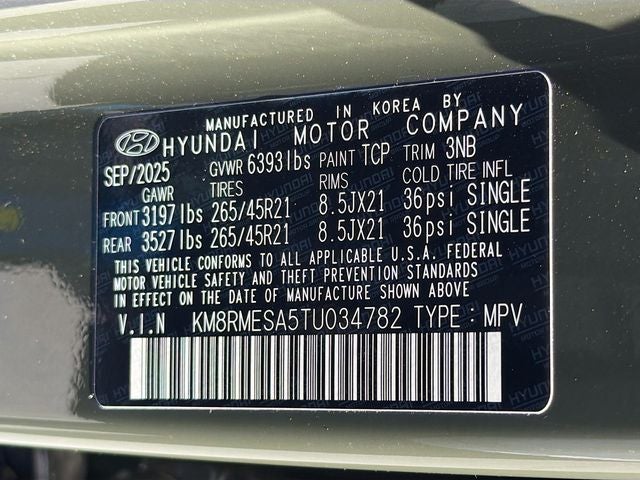 2026 Hyundai PALISADE HYBRID Calligraphy